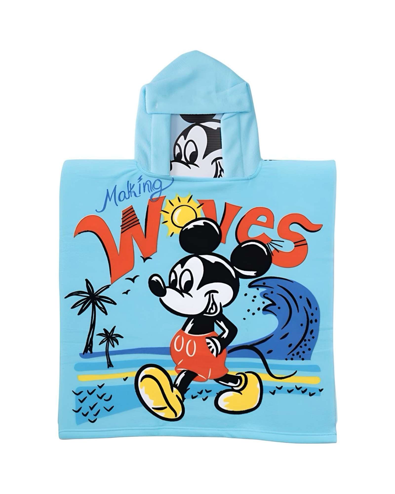 Mashini - Toalla Capucha Playa O Piscina Niño Niña Mikey
