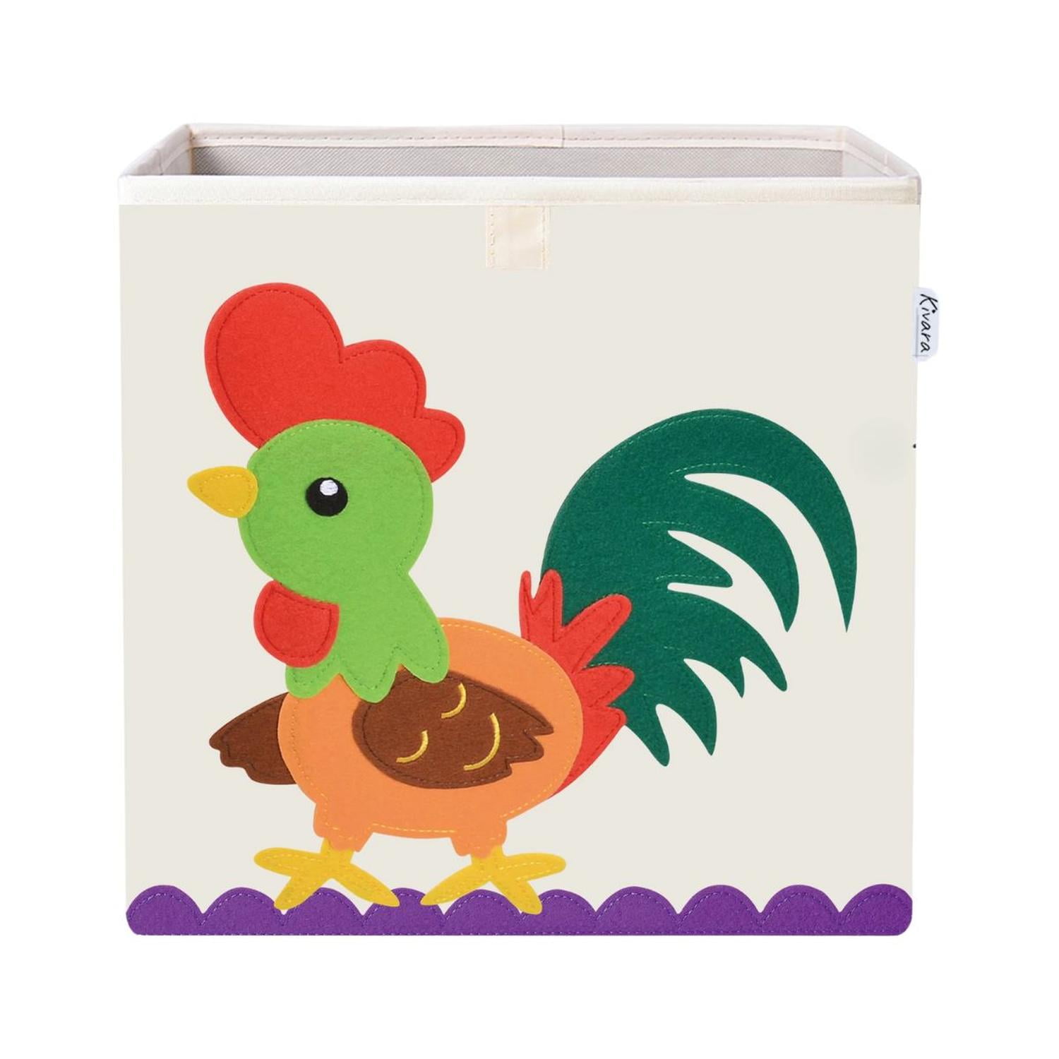 Caja Organizador Juguetes Ropa Infantil Kivara Gallo Multicolor