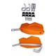 thumbnail image 4 of Paquete de 2 protectores de manos para motocicleta, protección contra el viento, protectores de manos a prueba de viento para reparación de manillar d Naranja, 4 of 5