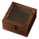 thumbnail image 5 of Caja De Almacenamiento De Madera Organizadora, Resistente, Para Guardar Recuerdos, Para La Entrada, La Cocina, Maquillaje, Cuadrada, Marrón Oscuro, 5 of 5