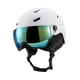 thumbnail image 4 of Casco De Esquí Gafas Protectoras Cálidas Con Almohadilla Para La Mandíbula Casco De Esquí De Nieve Para Blanco Frío De 59 A 61 Cm, 4 of 5