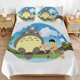thumbnail image 1 of x410 My Neighbor Totoro Bed Duvet Cover Microfiber Bedding Sets 3D Printed Lightweight 3 Piece Comforter Sets, 1 Duvet Cover And 2 Pillow Shams for Kids Boys Girls 90"x90" jn410, 1 of 5