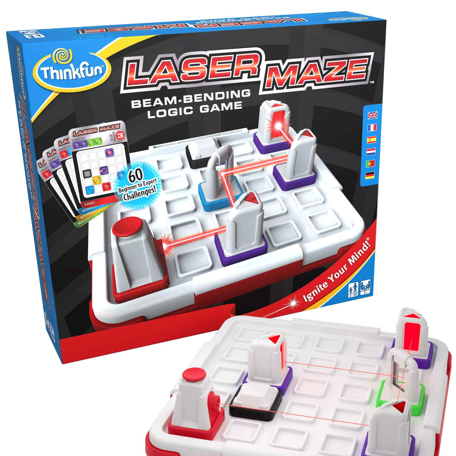 Thinkfun - Brain Game Ravensburger Think Fun Laser Maze Para Niños Mayores De 8 Años