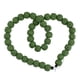 thumbnail image 2 of Hebra De Cuentas Sueltas De Piedras Preciosas De Roca De Lava Volcánica De 10 Mm, 15 '', Verde Oliva, 2 of 3