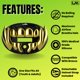 thumbnail image 3 of Protector bucal Loud Mouth 3D Beast cromado para adultos y jóvenes, 3 of 7