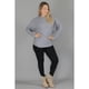 thumbnail image 1 of Sweater Mujer Manga Larga Murciélago Tejido Botones 6020, 1 of 4