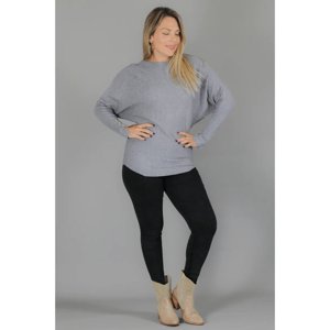 Likeshop - Sweater Mujer Manga Larga Murciélago Tejido Botones 6020