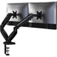 thumbnail image 1 of Soporte ergonómico de brazo para dos monitores, hasta 20 lb, 1 of 3