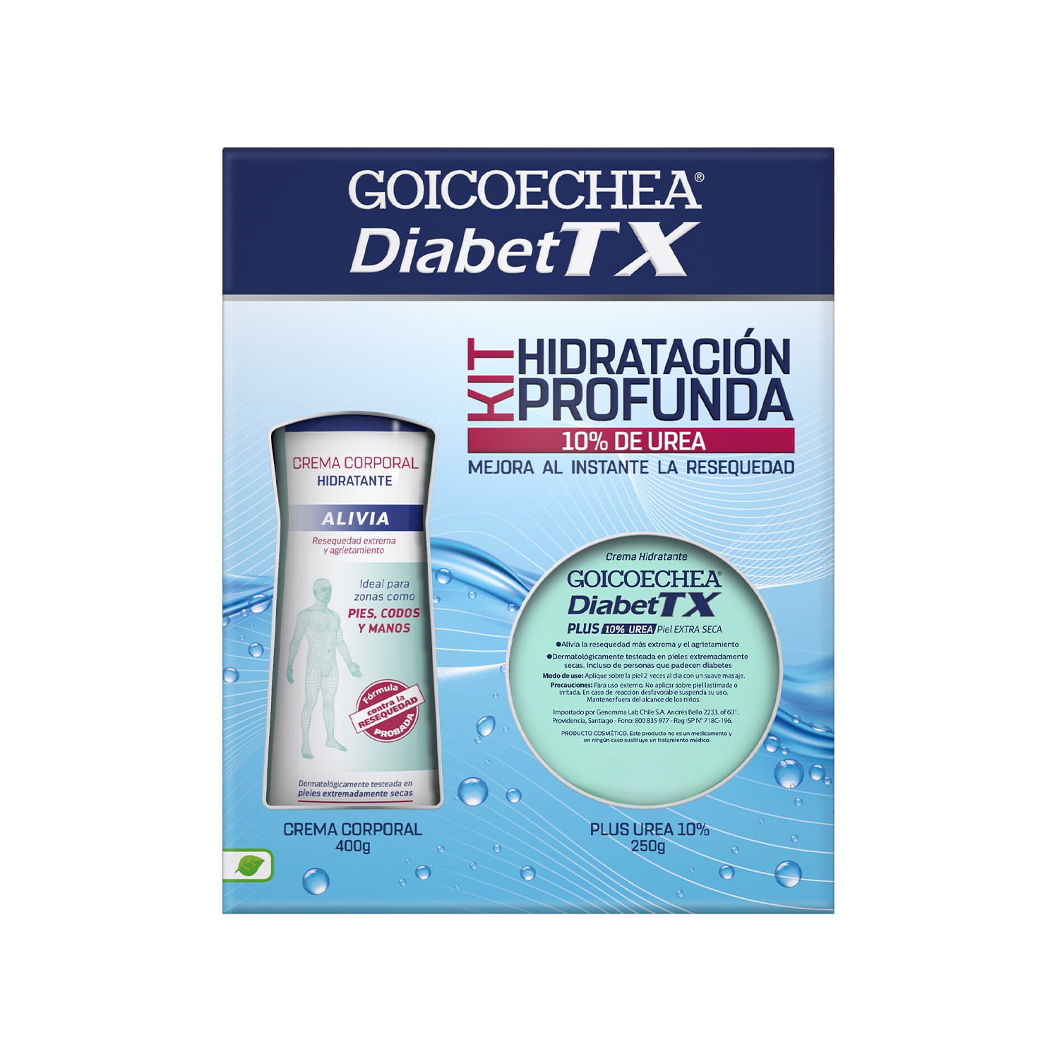 Pack Goicoechea Diabettx Crema Plus Urea + Crema Hidratante