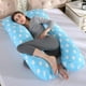 thumbnail image 2 of Almohada para embarazadas, almohada en forma de U desmontable y lavable, cojín grande, almohada de cintura, 2 of 5