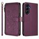 thumbnail image 2 of Funda Cartera Mariposa para [Samsung Galaxy A55 5G] con Soporte y Cremallera Violeta, 2 of 6