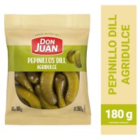 Pepinillos Dill Agridulce Bolsa 200 G Don Juan