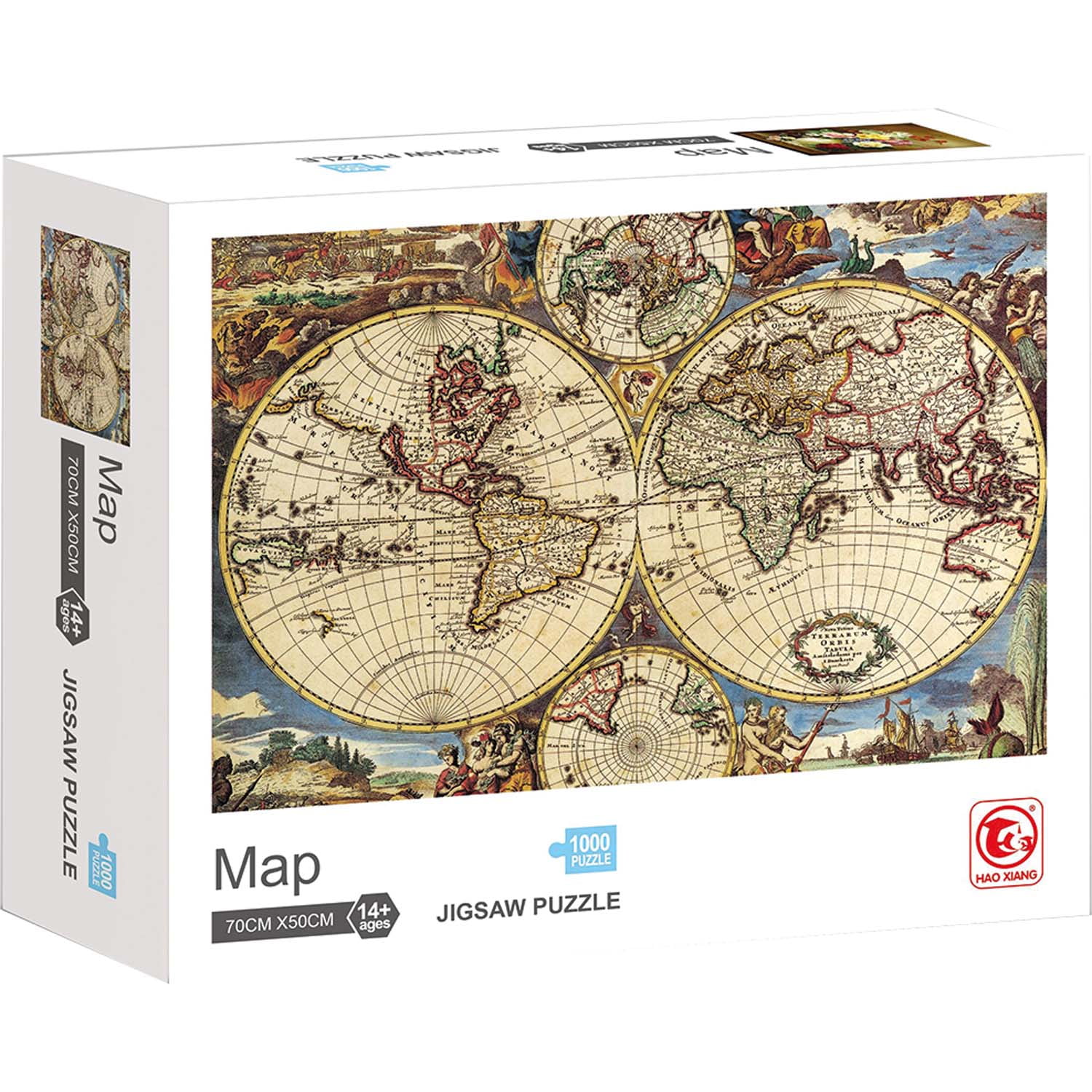 Nobel Gift - Puzzle 1000 Piezas 23x19x6 Cm Mapa