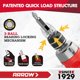 thumbnail image 4 of Destornillador de trinquete ARROW Stubby 12 en 1 con acero S2 de primera calidad, 4 of 8