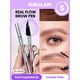 thumbnail image 2 of Bolígrafo para cejas SHEGLAM Real Flow, laminado, color castaño, con diseño 2 en 1, 2 of 6