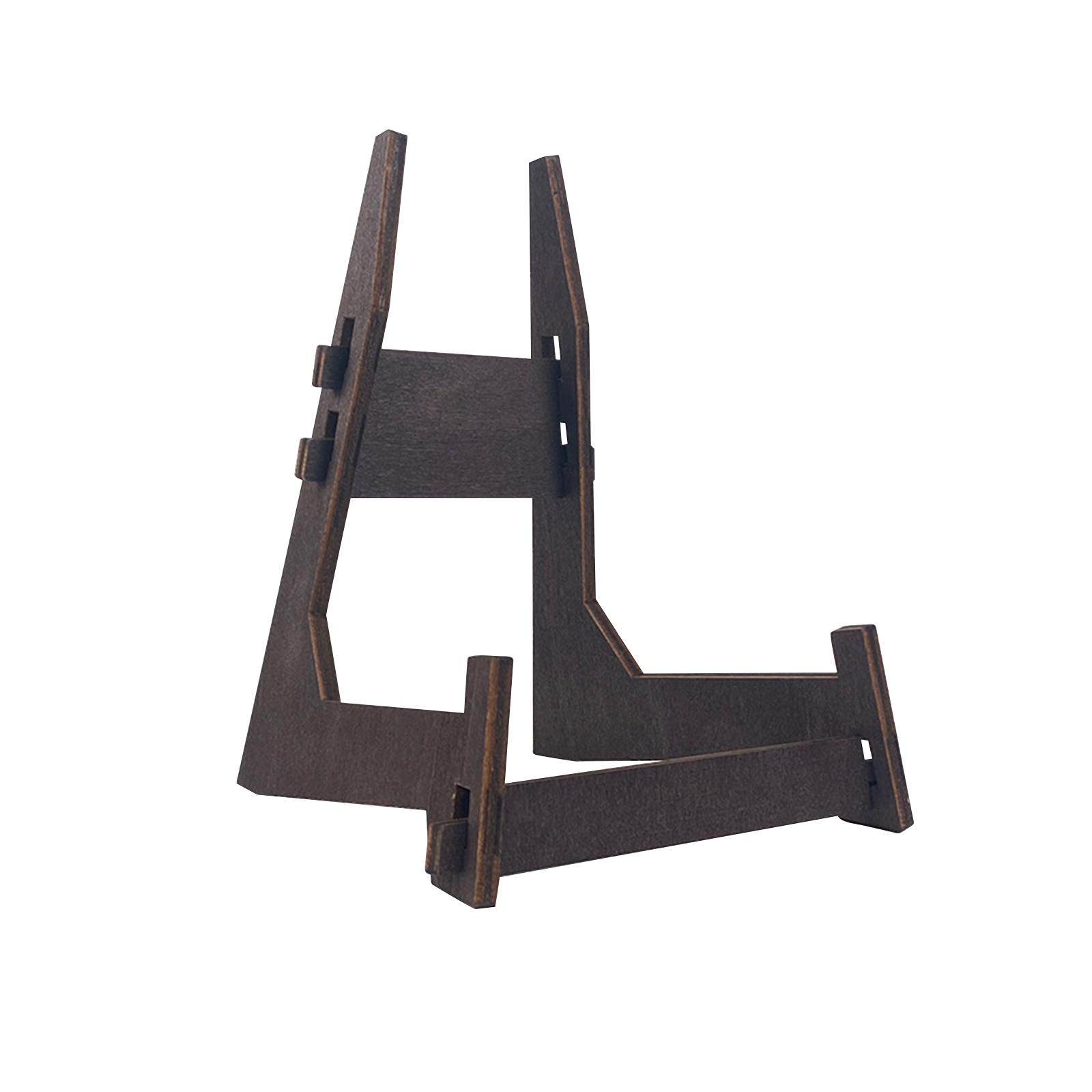 Magideal - Soporte Para Fotos Soporte De Caballete De Madera Soporte De Exhibición Decorativo Soporte Para Fotos Soporte Para Letreros Para Marcos De Fotos Placa 6 Pulgadas