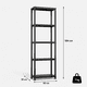 thumbnail image 2 of Estanteria Plastica 5 Niveles 184x60x30 - 8S5, 2 of 6