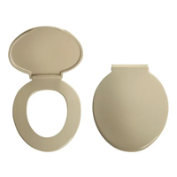 Genérico - Asiento Redondo Universal Plástico Bone - Fanaloza Color Amarillo