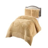 Genérico - Cobertores Con Chiporro De Peludos King 250X270Cm Beige