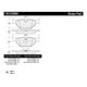 thumbnail image 2 of Pastillas Freno para auto BMW 535i 1988-1996 Trasero, 2 of 5