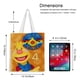 thumbnail image 5 of Tobee Cartoon Bolso de tela con estampado de lienzo para mujer, bolsa de compras reutilizable y estética, con cremallera interior, regalo para mujer,40*45cm., 5 of 6
