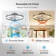 thumbnail image 4 of Ventilador de techo Addlon de 24" con luz LED y control remoto regulable, 4 of 8