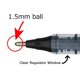 thumbnail image 3 of Pluma Rollerball Oto Fude Ball Bio 1.5 mm Azul - Pack de 12, 3 of 7