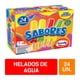thumbnail image 1 of Helado de agua Sabores Naranja, Piña, Limón y Tutti Frutti Caja, 24 Un, 1 of 1