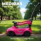 thumbnail image 2 of Auto Correpasillo Mango Direccional Luces Y Sonido Rosado, 2 of 5