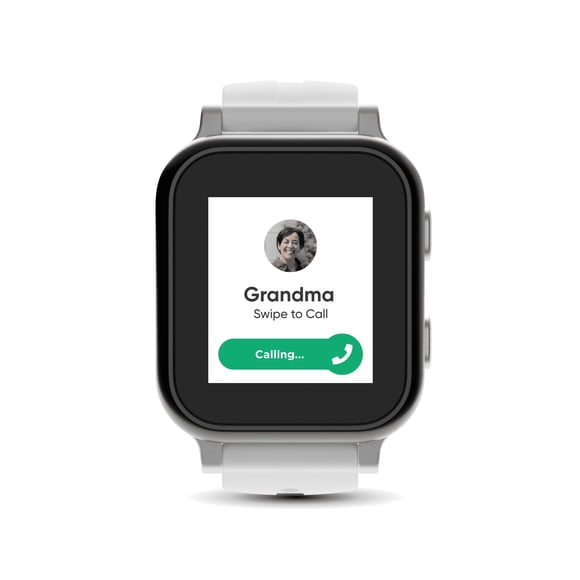 Reloj inteligente GPS Tracker Gabb Watch 3e para niños plateado