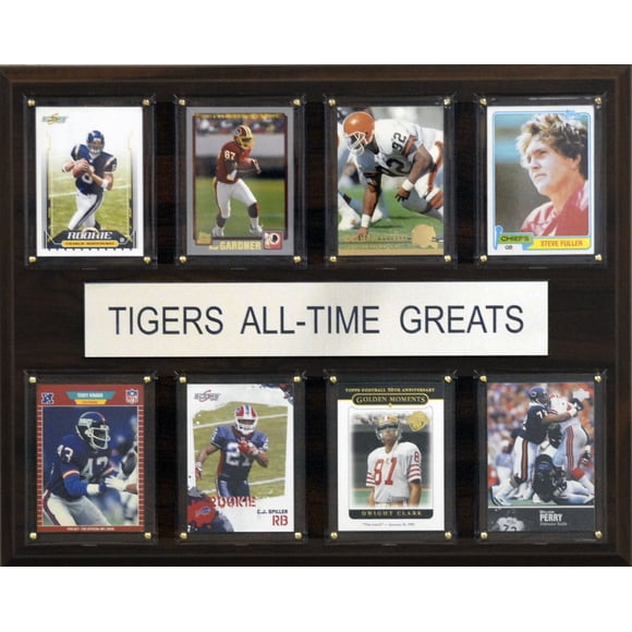 Placa C&I Collectables NCAA Clemson Tigers All-Time Greats