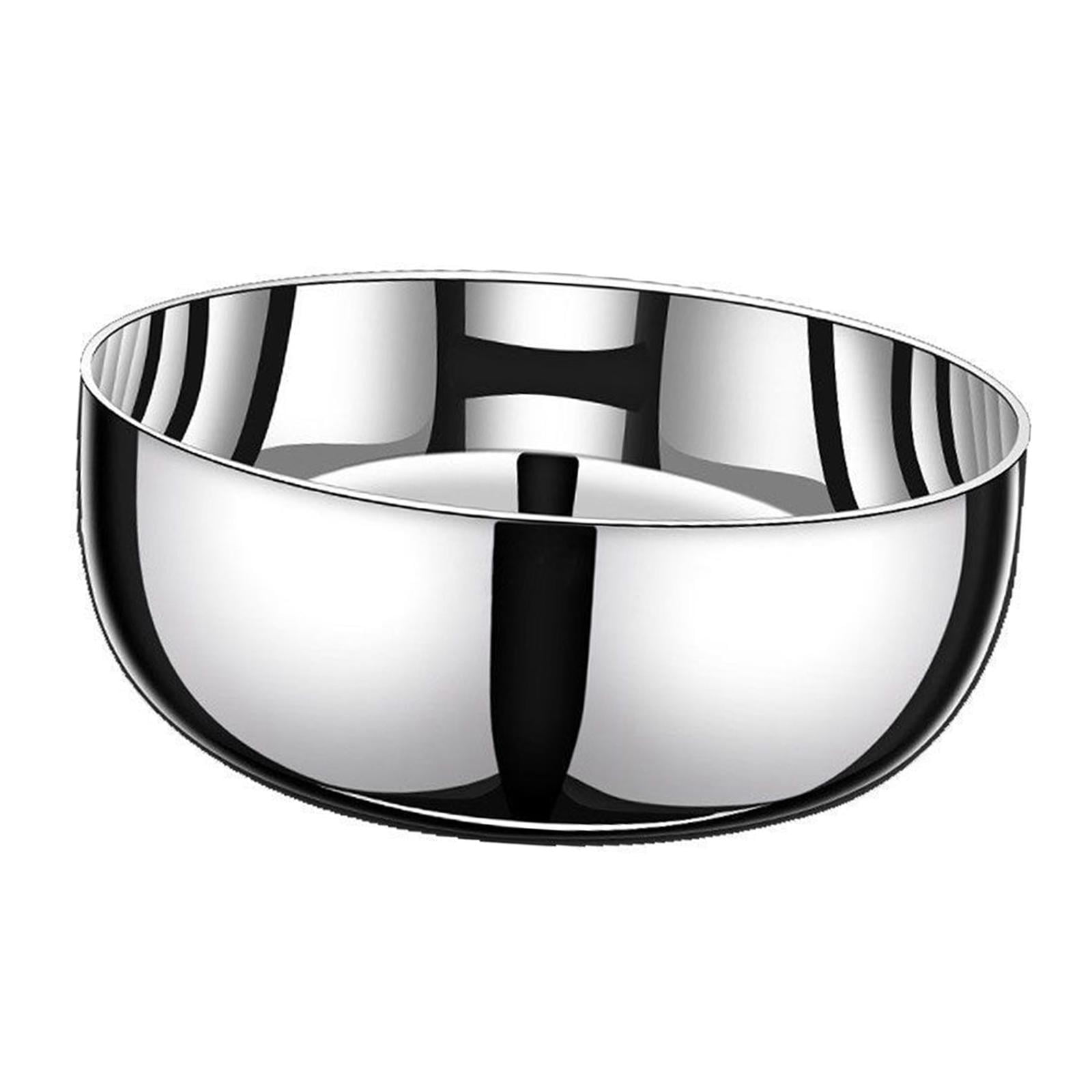 Bothyi - Cuenco De Acero Inoxidable Para Mezclar Y Lavar Alimentos, Cuenco Profundo Para Mezclar Y Preparar, Diámetro De 28 Cm