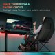thumbnail image 2 of Pileta de simulador de carreras ARES WING plegable con asiento para PS5, 2 of 3