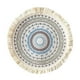 thumbnail image 1 of Mantel Individual Redondo 33cm Tejido Hecho A Mano Borla Boho Tejido Para Mesa Cocina Decoración Estilo D, 1 of 5