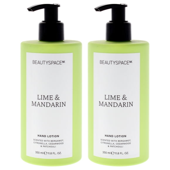 Loción Para Manos Beauty Space Lima y Mandarina Pack de 2