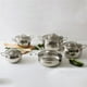 thumbnail image 1 of Batería De Cocina 10 Pzs Acero Inoxidable Apple Ilko, 1 of 2