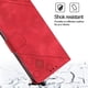 thumbnail image 4 of Funda Cartera para Samsung Galaxy S26 Edge con Soporte y Ranuras, Resistente a Golpes y Rayones Rojo, 4 of 6