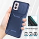 thumbnail image 3 of Funda Resistente para Motorola Moto G Power 5G 2024 con Tapa Deslizante y Protección Militar Azul, 3 of 6
