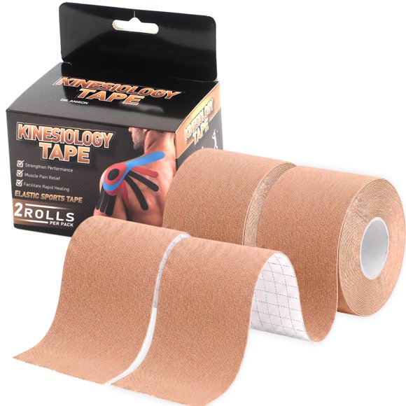 Cinta de Kinesiotaping DR. ANISON 5 cm × 5 m – Apta para la piel
