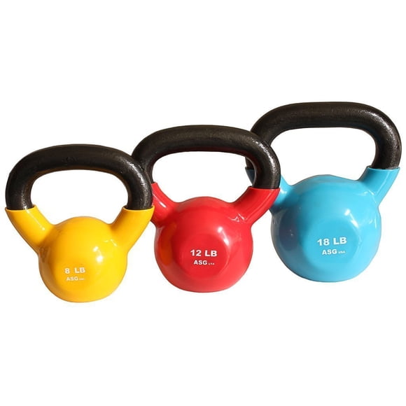 Kettlebell Ader Sporting Goods Vinilo Naranja 11.5 kg