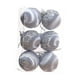 thumbnail image 2 of 6x Bolas De Navidad Adornos Colgantes De Navidad Decoraciones Colgantes Para Árbol De Navidad Plata 6cm, 2 of 3