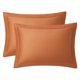 thumbnail image 1 of REGALWOVEN 2 Paquete de Fundas de Almohada de Algodón, Cierre de Sobre Refrigerante, Cubriendo Mujeres Hombres, Fundas de Almohada Resistentes a las Arrugas Naranja Queen, 1 of 5