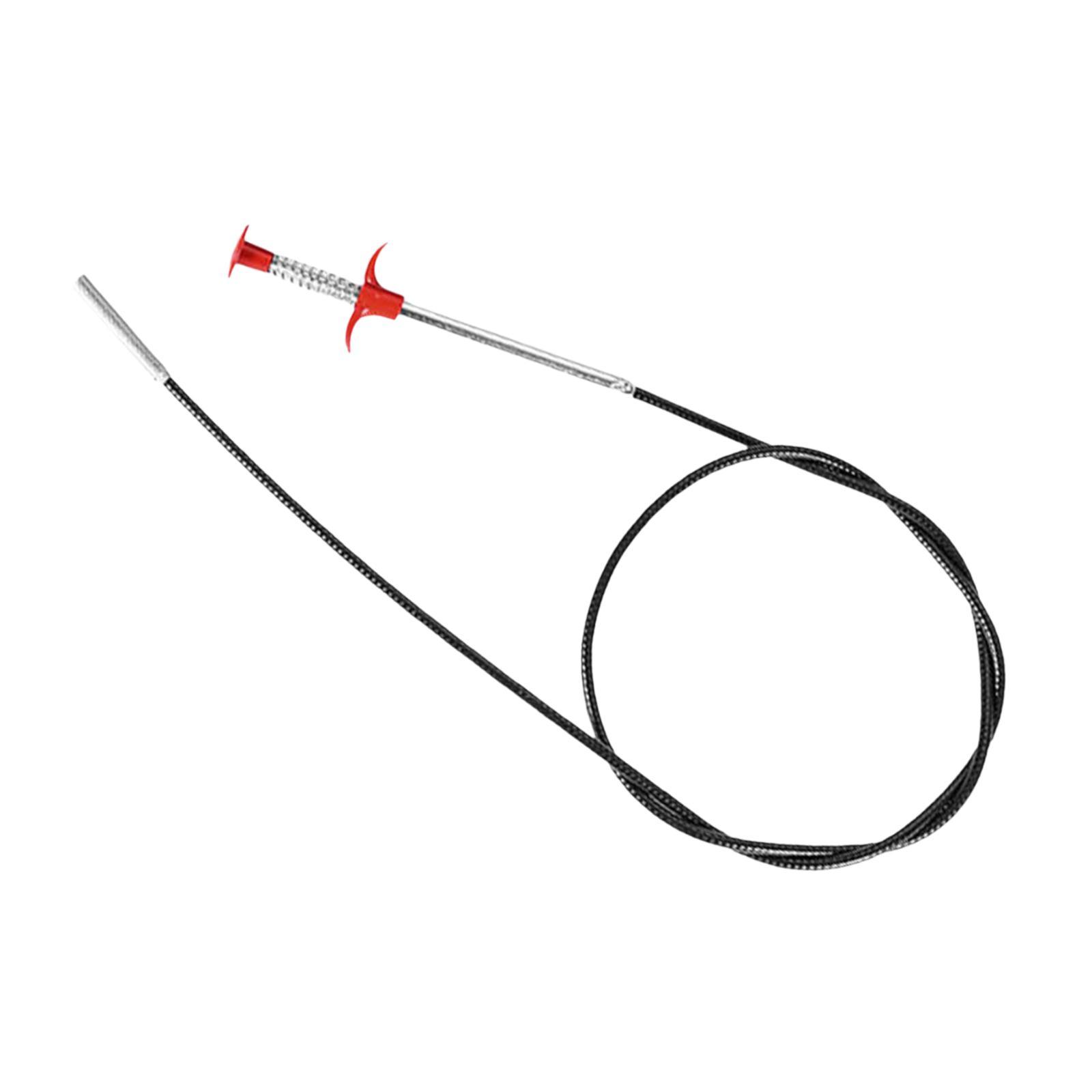 Magideal - Removedor De Obstrucciones De Pelo De Serpiente Flexible, Fácil De Usar, Abridor De Desagües Obstruidos, Herramienta De Limpieza Para Bañera, Desagües 300Cm