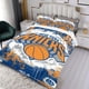 thumbnail image 3 of NEW YORK KNICKS Conjunto de sábanas temático, trío de piezas, cómodo y amigable con la piel, diseño único, regalo de decoración para el hogar para familiares, amigos y fans, 90 cm * 190 cm, 3 of 6