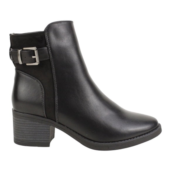 Botín New Walk Broche Metálico Negro