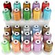 thumbnail image 1 of Kit de hilos para máquina de bordar New Brothread, 25 colores, 500 m, 1 of 7