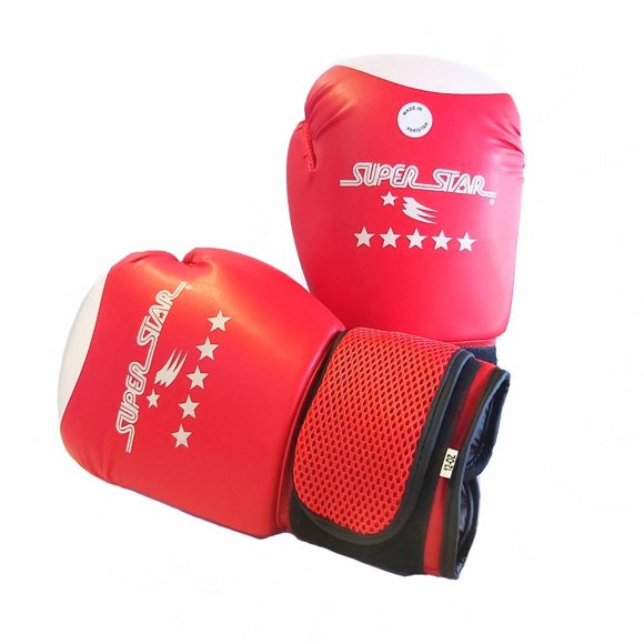 Guantes de Boxeo con ventilación Super Star Rojo