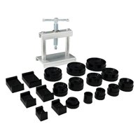 Magideal - Herramienta De Reparación De Relojes Con Cierre De Reloj, Cierre De Mantenimiento, Juego De Herramientas De Prensa De Reloj Profesional Para Cerrar La , 18 Uds Muere