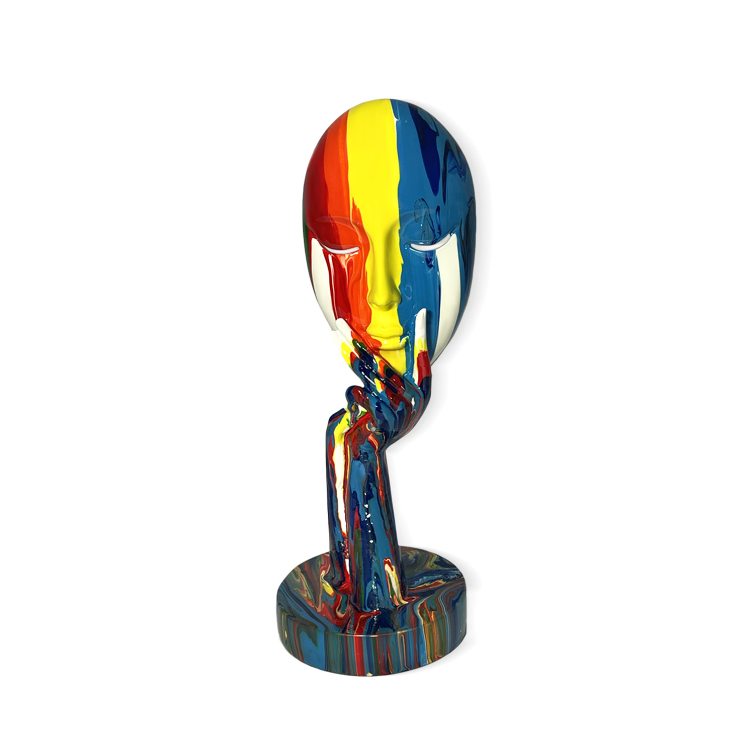 Mundo Online - Adorno Escultura Deco Figura Abstracta Estatua Rostro