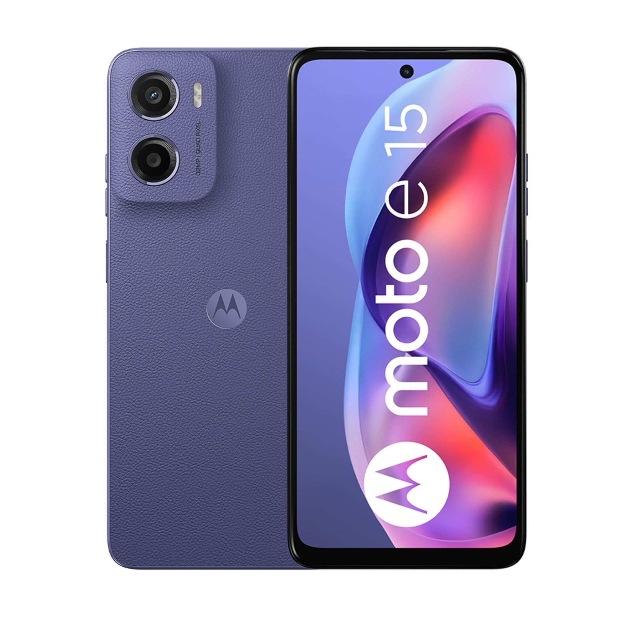 Motorola - Smartphone Moto E15 4G 64Gb Morado
